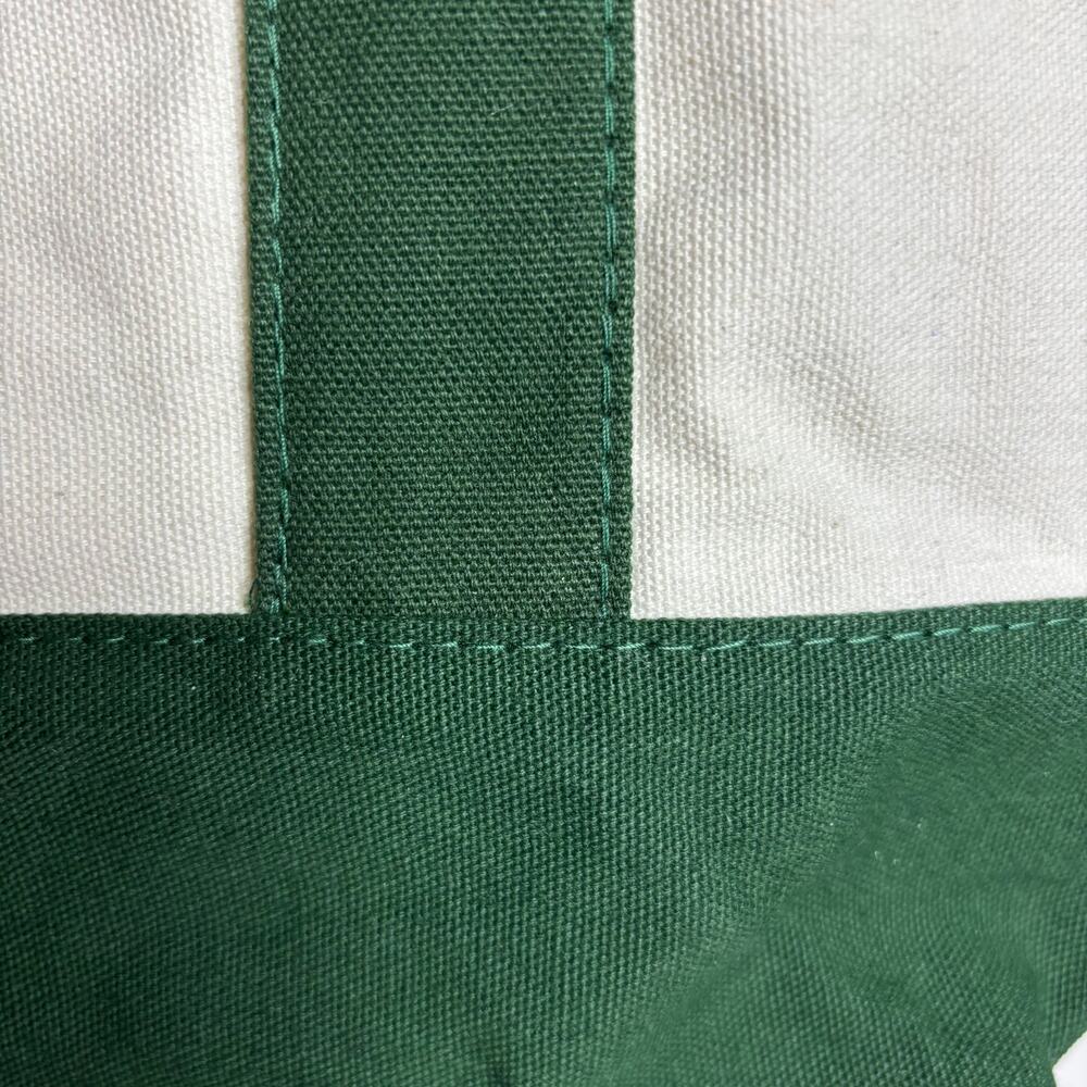 Lot 2x Trader Joe’s Canvas Tote Bag Green Red Grocery Shopping Eco Reusable NWT! - Picture 5 of 7
